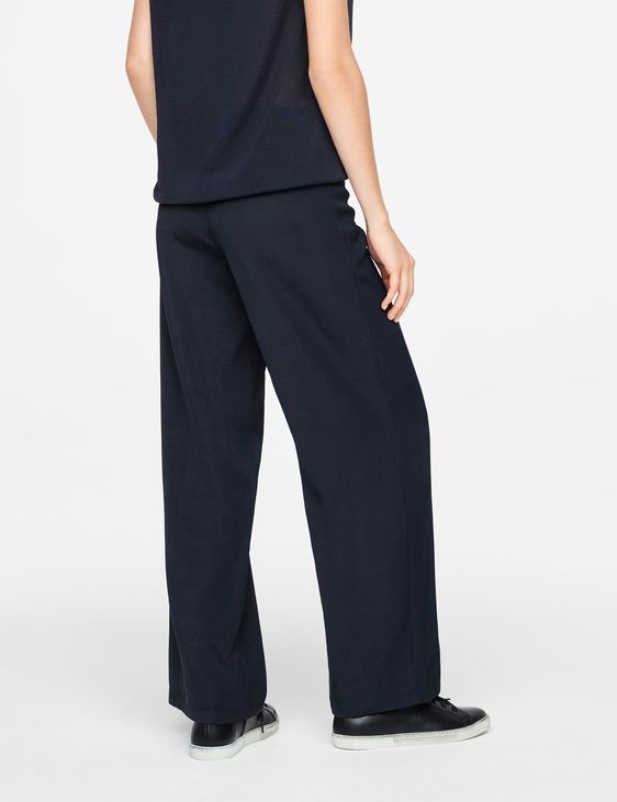 Dark viscose pants - chloe by Sarah Pacini