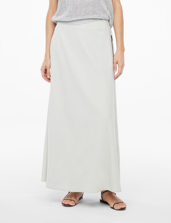 Cotton jersey skirt grey sale