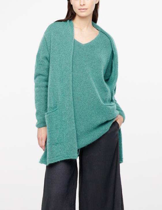 Celadon mohair shawl - mohair-merino by Sarah Pacini