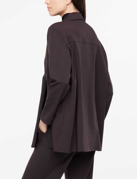 Gabardine jacket - Asymmetric