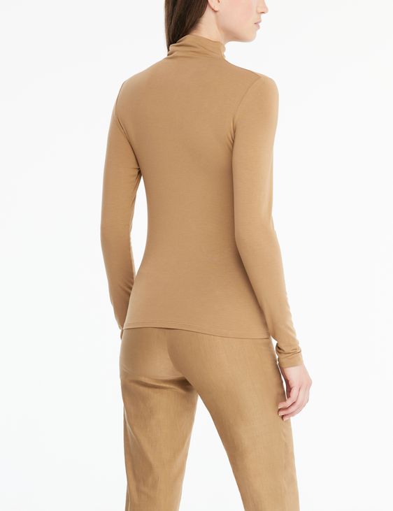 Caramel modal cotton t-shirt - yasmine by Sarah Pacini