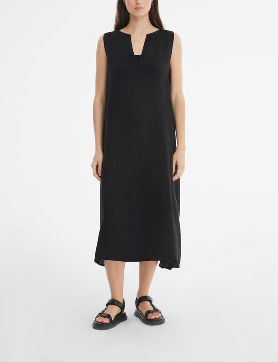 Sarah Pacini Scoop Neck Knee-Length Dress - Black Dresses