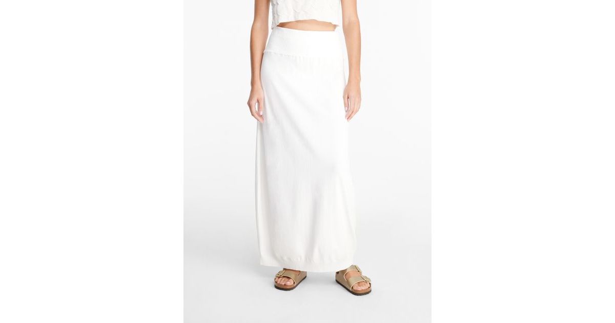 ★RAIVE★ Punching Knit Long Skirt in White VK4MS26101 0L6A7796.jpg?v=1733282682