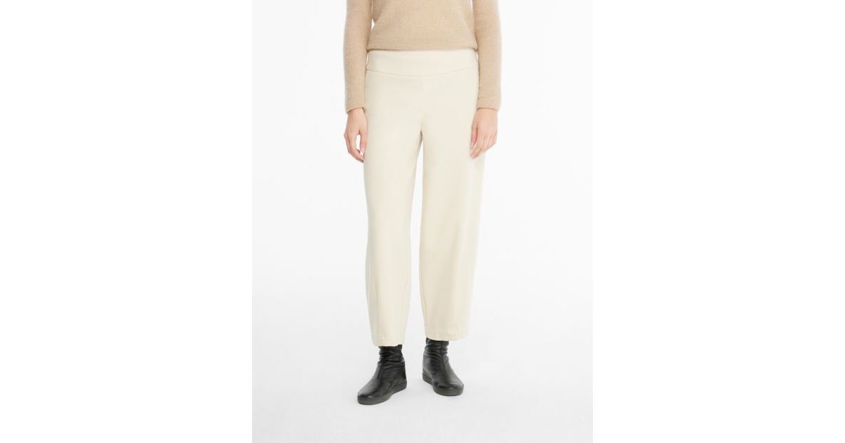 Pantalon Fluide Beige SARAH PACINI - Taille 38 (FR) / 10 (UK) | Occasion Très Bon état