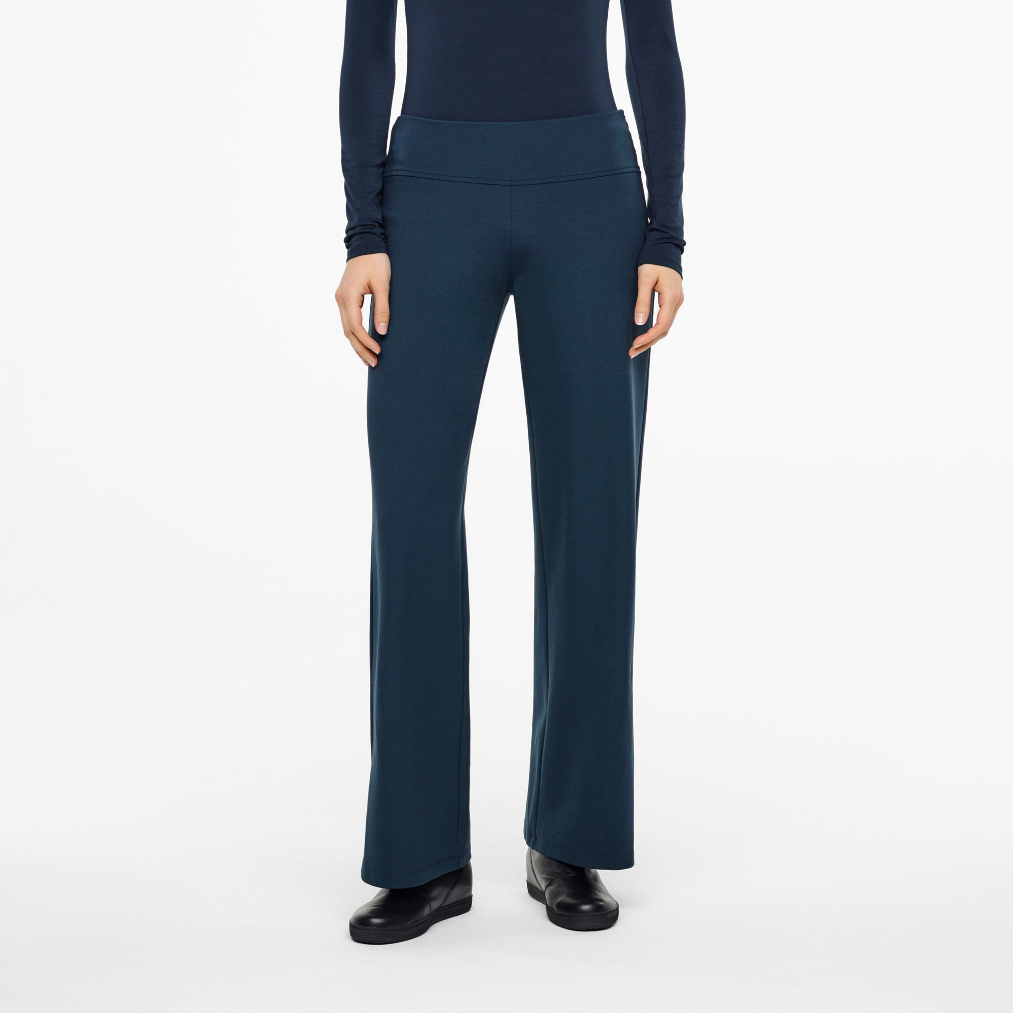 Dark viscose pants - chloe by Sarah Pacini