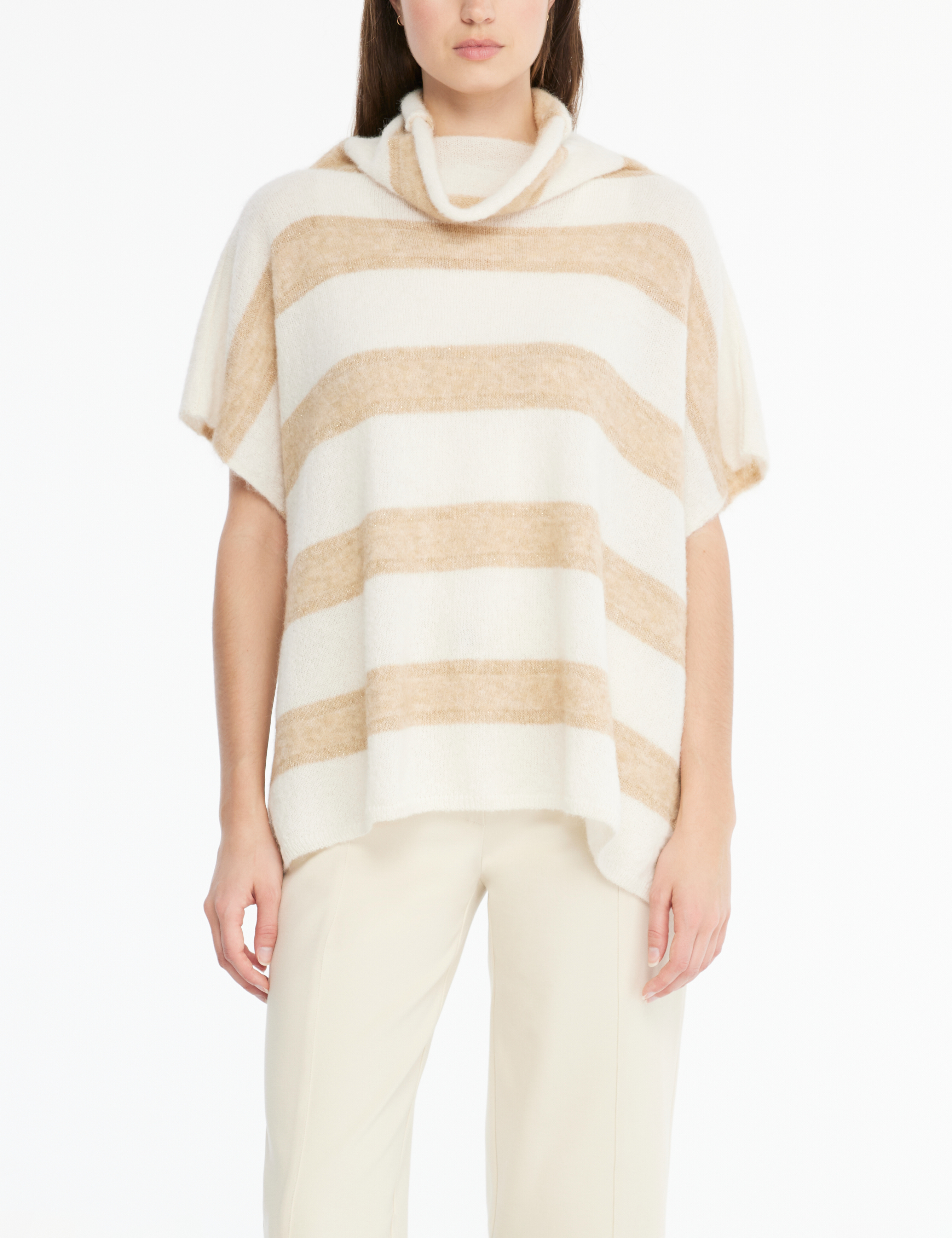 Cream 2024 poncho sweater