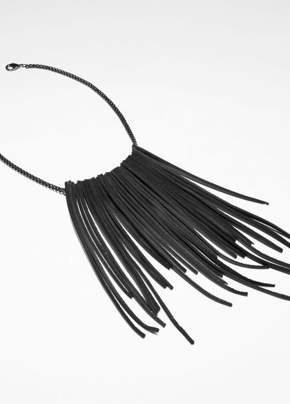 Sarah Pacini Short necklace with leather