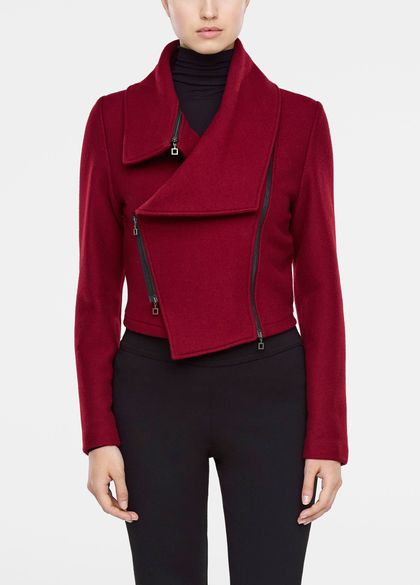 Sarah Pacini Short coat with zippers