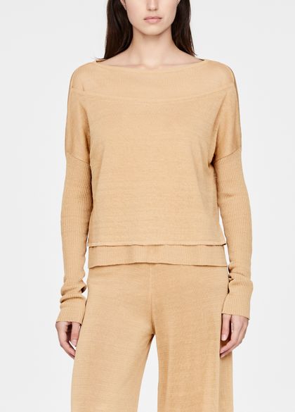 Sarah Pacini Linen sweater - layered