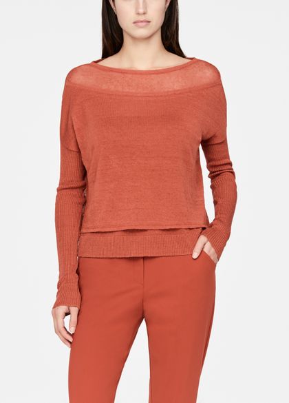 Sarah Pacini Linen sweater - layered
