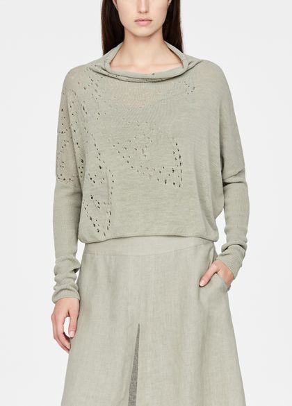 Sarah Pacini Linen sweater - mandana