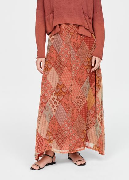 Sarah Pacini Flare skirt - patchwork