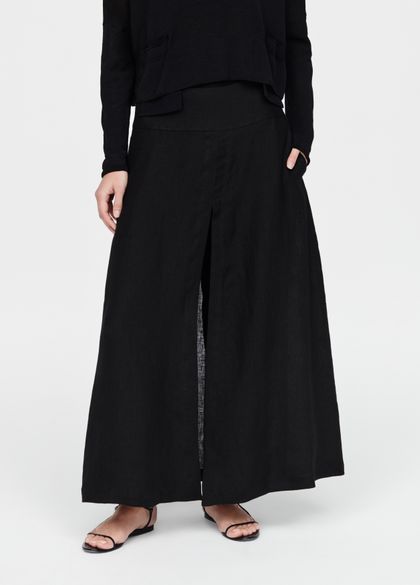 Sarah Pacini Linen pants - paneled