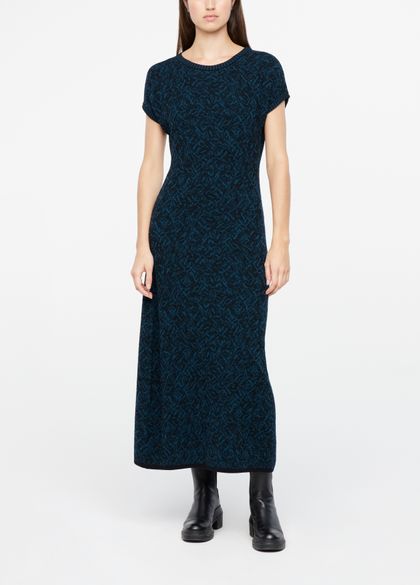 Sarah Pacini Tricot jurk - jacquard met brokaateffect