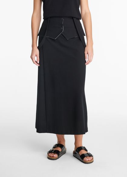 Sarah Pacini Maxi skirt - waistcoat