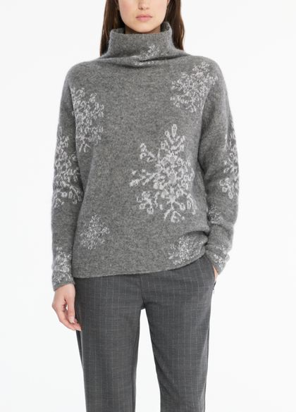 Sarah Pacini Sweater - snowflake jacquard