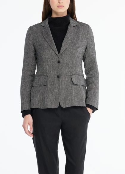 Sarah Pacini Tweed jacket - notched lapel
