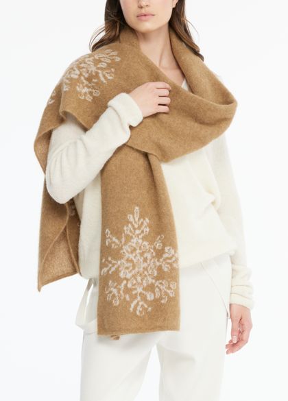 Sarah Pacini GenderCOOL sjaal - snowflake jacquard