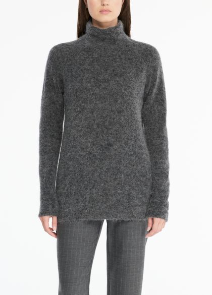 Grey reversible cardigan - seamless by Sarah Pacini