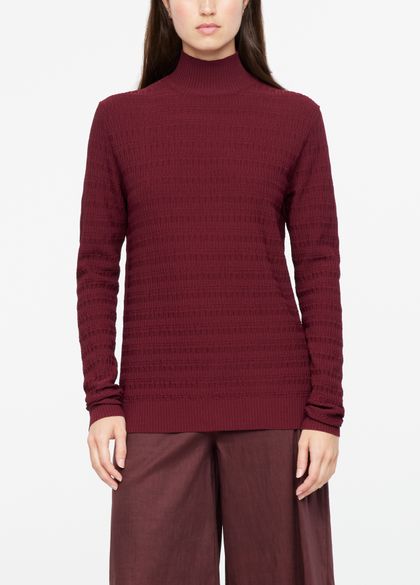 Seamless sweater - mock neck