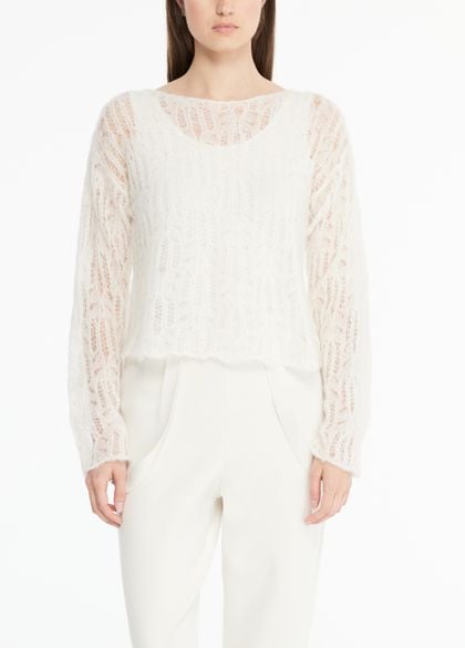 Pull col dentelle discount zara