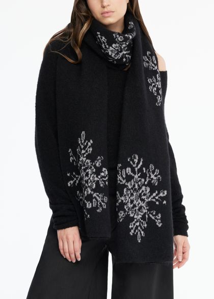 Sarah Pacini Gendercool sjaal - snowflake jacquard