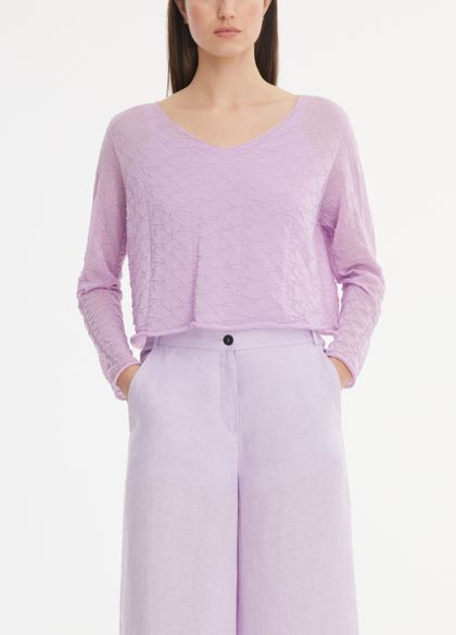 Sarah Pacini Kurzer pullover - 3d-strick