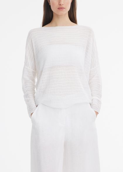 Sarah Pacini Long sweater - zen jacquard