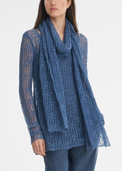 Sarah Pacini Crochet scarf
