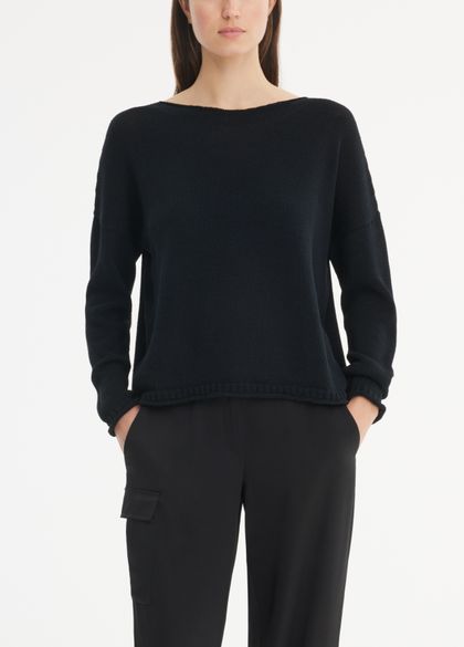Sarah Pacini Mako cotton sweater - cropped