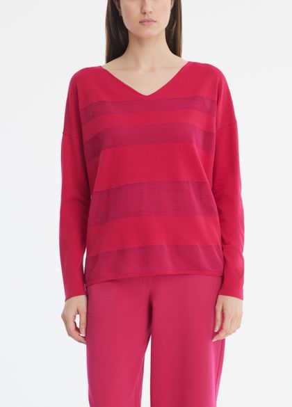 Sarah Pacini Long sweater - stripes