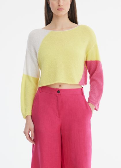 Sarah Pacini Cropped sweater - intarsia