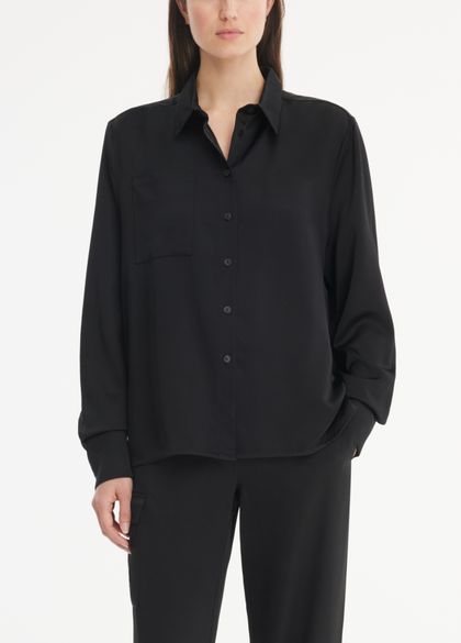 Sarah Pacini Shirt aus satin-viskose