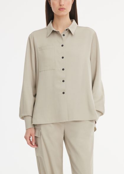 Sarah Pacini Shirt aus satin-viskose