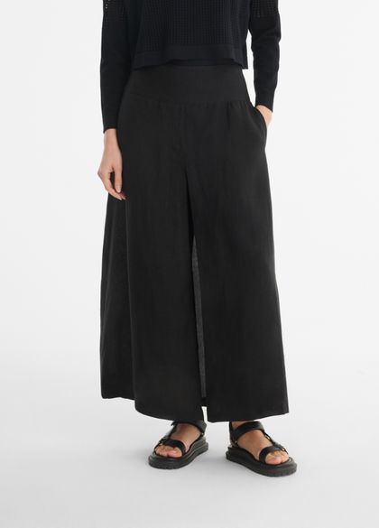 Sarah Pacini Linen pants - layered