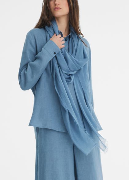 Sarah Pacini Modal-silk scarf